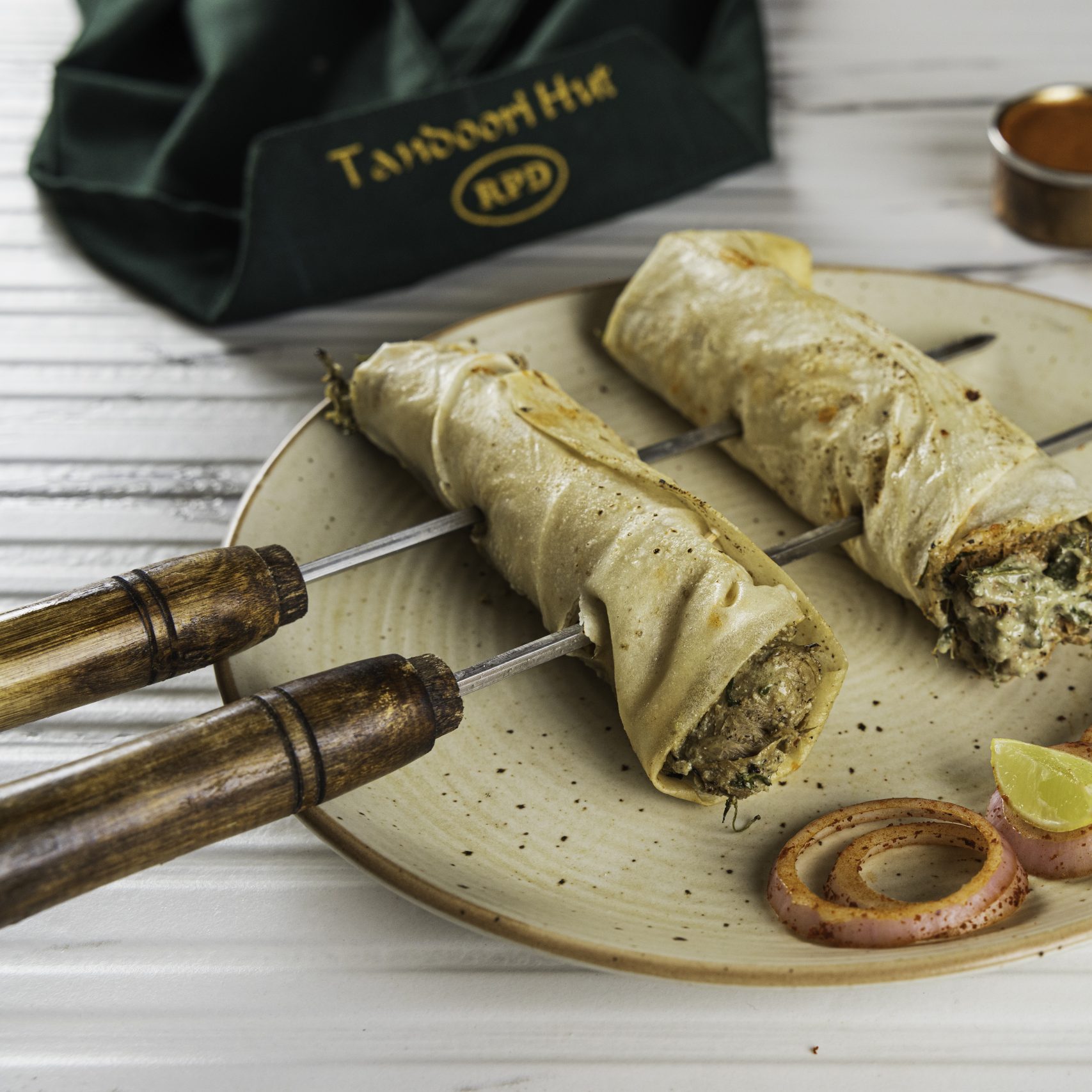 Mushroom Tikka Roll